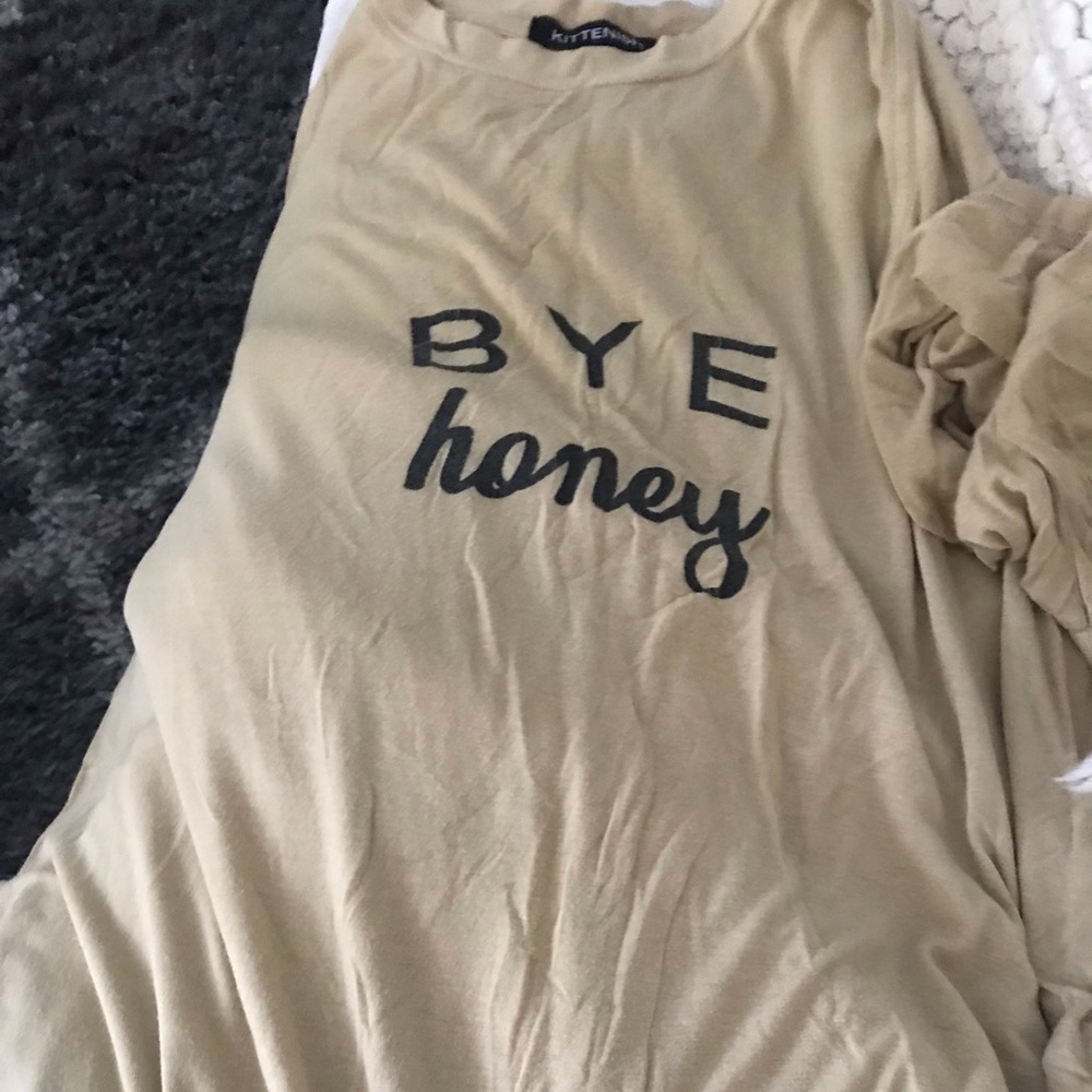 Kittenish Jessie James Decker bye honey shirt - Picture 2 of 2